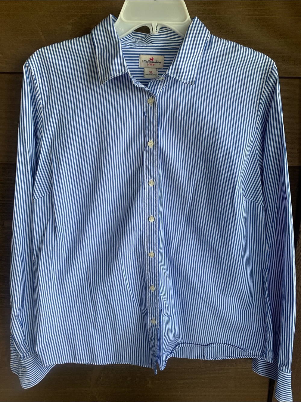 J Crew, women’s striped shirt